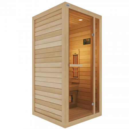 Одноместная инфракрасная сауна Comfort из кедра с керамическими излучателями